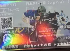 フォーエバーヤング　応援馬券　船橋競馬場