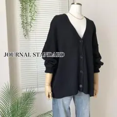 美品】 ジャーナルスタンダード PEリネンルーズVカーディガン 24SS