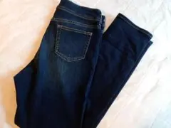 レディース ストレートデニム インディゴブルー