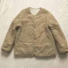 キルティングボアフリースリバーシブルジャケット　140