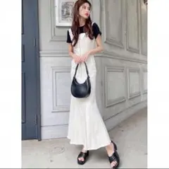 GRL グレイル フリンジマーメイドジャンパースカート[gm534]