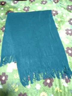 レディース マフラー ストール 大きめサイズ グリーン 緑 新品未使用