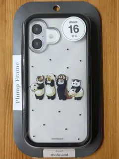 【新品☆未使用】mofusand iPhone16 対応 プランプフレームケース