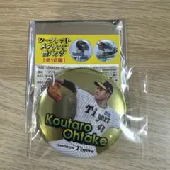 阪神タイガース シークレットメタリック缶バッジ 大竹耕太郎