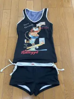 ケロッグKellogg's ブラック水着セット ９Ｍ