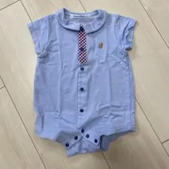 【美品】familiar ファミリア ロンパース 60センチ