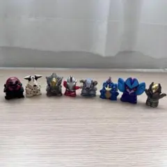 ウルトラマンシリーズ 怪獣 指人形フィギュア 8体セット