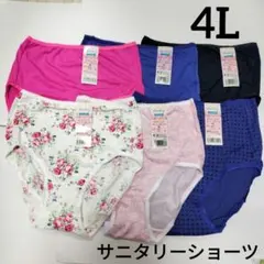 サニタリーショーツ　生理下着　生理用下着　大きいサイズ　ビッグサイズ　4L