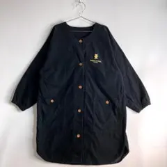 SONIA RYKIEL コーデュロイ エプロン 割烹着 クマ ゴールド 刺繍のサムネイル