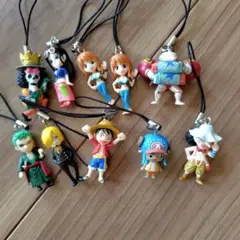 ワンピース　ストラップ　10体セット
