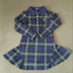 値下げ☆Polo Ralph Lauren チェック柄ポロワンピース 3/3T