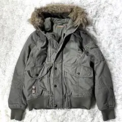 Diesel ディーゼル ミリタリー ジャケット ファー ダウン N-2B S DIESEL N2B ファージャケット