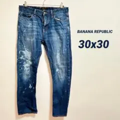 一点もの✨BANANA REPUBLIC【30x30】スリムストレートデニム
