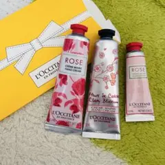 ロクシタン ハンドクリーム 3本セット ローズ チェリーブロッサムのサムネイル