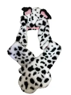 ディズニー　101匹わんちゃん　マフラーファンキャップ　24以内発送