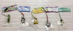 ご当地キティ 根付 ストラップ 5点セット 未使用 タグ付き 当時物
