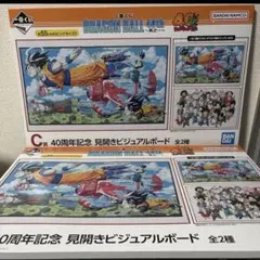 一番くじ　ドラゴンボール　C賞 ビジュアルボード　2種類セット