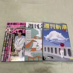 週刊文春　週刊新潮　9月3日　女性セブン9月10日