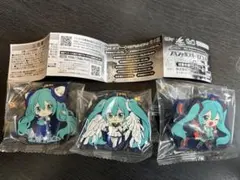 初音ミク ガンダム スペシャルラバーマスコット 3点セット