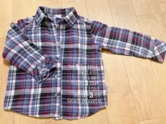 【値下げ】美品！ Bebe チェックシャツ　100cm 男の子