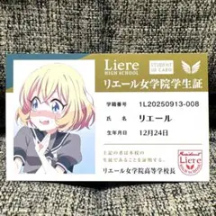 邪神ちゃんドロップキック　リエール　非売品　ランダム　名刺風カード