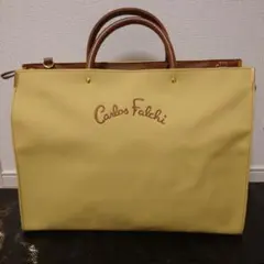 Carlos Falchi トートバッグ イエロー/ブラウンのサムネイル
