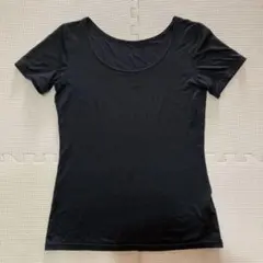 HEATTECH ブラック 半袖シャツ　Lサイズ