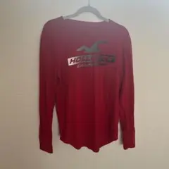 Hollister ロングスリーブTシャツ Sサイズ レッド