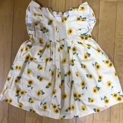 CLOSSHI baby ひまわり柄 ワンピース 90cmのサムネイル