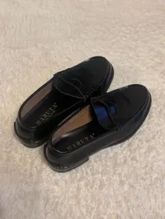 HARUTA ブラック ローファー