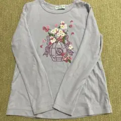 hakka ki 花柄プリント 長袖カットソー 120