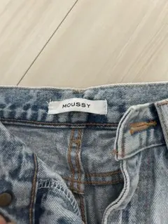 MOUSSY ダメージストレートデニム