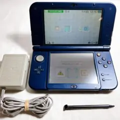 動作OK✨上IPS液晶 Nintendo New 3DS LL メタリックブルー