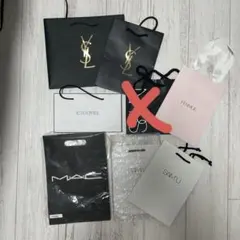 コスメショップ袋 YSL CHANEL MAC SAMU FEMMU