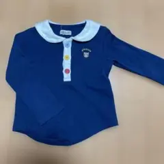 【セール】Piccolo 長袖カットソー 90 熊の刺繍