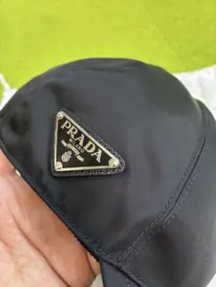 A*.様 PRADA プラダ RE-NYLON トライアングルロゴ キャップ Lのサムネイル