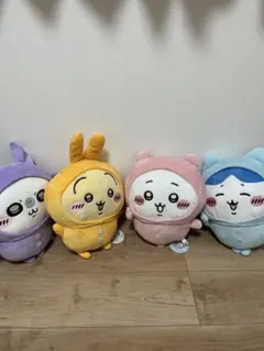 ちいかわ パジャマパーティー ぬいぐるみ 4種セットのサムネイル