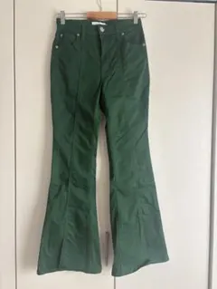 AZUL フレアパンツ 緑 美品のサムネイル