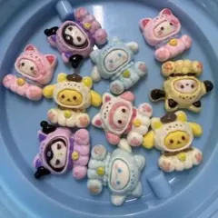 サンリオ　デコレーションパーツ 10個セット