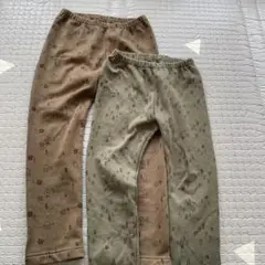 ユニクロ　裏起毛　ロングパンツ 2枚セット　110 120