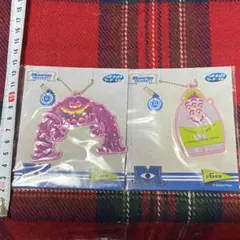 モンスターズユニバーシティ　ウーズマカッパ　コレクションラバーキーホルダー2種