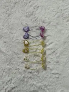 うさぎ モモンガ ヘアゴム