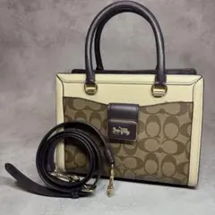 コーチ CC142 ショルダーバッグ ハンドバッグ クロスボディ 2WAY