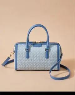 Samantha Thavasa ST ボストン ショルダー ライトブルー