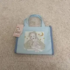 水色トートバック