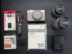 Canon EOS M100 ダブルズームキット グレー 本体 - メルカリ