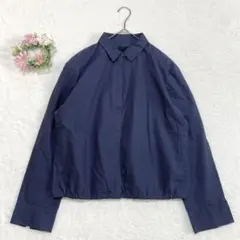 日本製★ 【COMMECA 28】 コットン ジップアップ ジャケット (L)