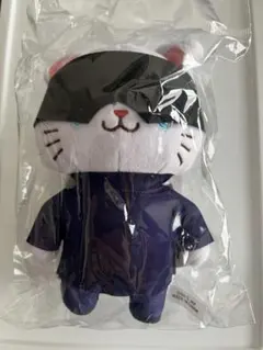 呪術廻戦 withCAT アイマスク付きぬいぐるみキーホルダー 五条悟