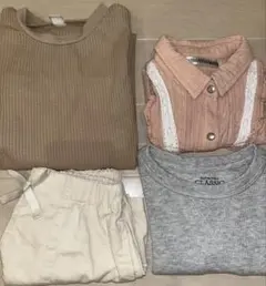 100cmキッズ子供服トップスとボトムスセット