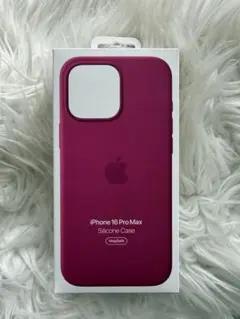 iPhoneケース 16Pro Max シリコンケース MagSafe パープル